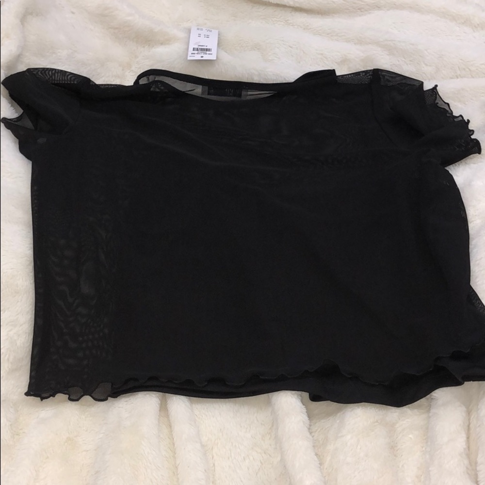 🚨EXPIRES🔜🆕 Hollister mesh tee Black XL - Picture 6 of 10